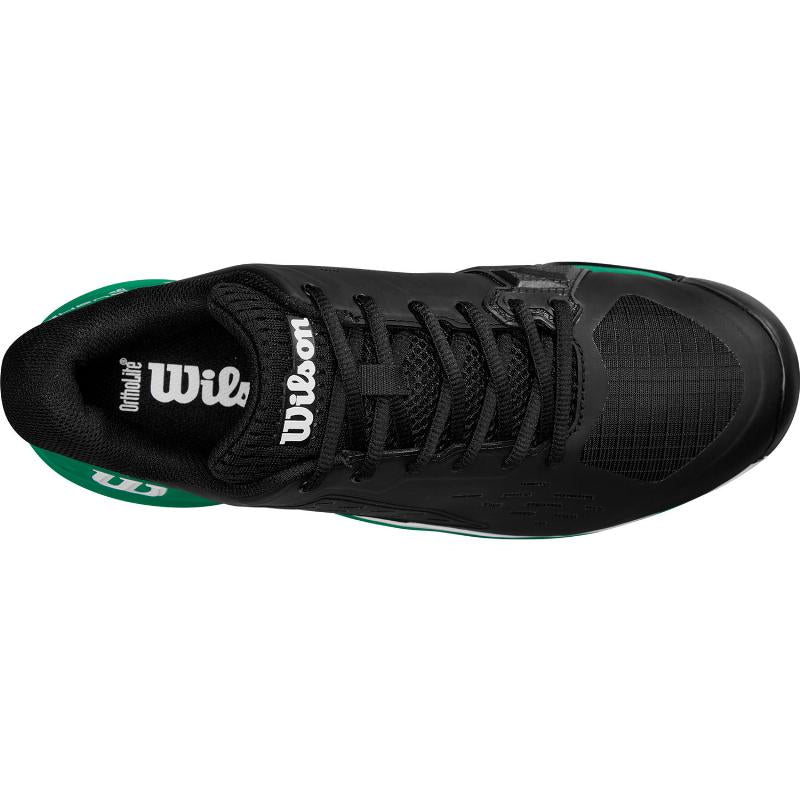 Zapatillas de Padel Wilson Rush Pro Ace Clay Negro Verde Blanco