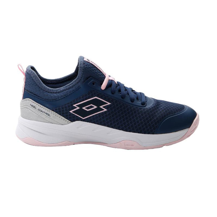 Zapatillas de Pádel de Pádel Lotto Mirage 500 II Azul Denim Rosa Gris Metal Mujer