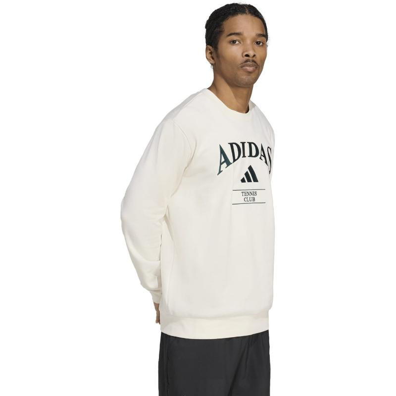 Sudadera Adidas Heritage Graphic Blanco Tiza