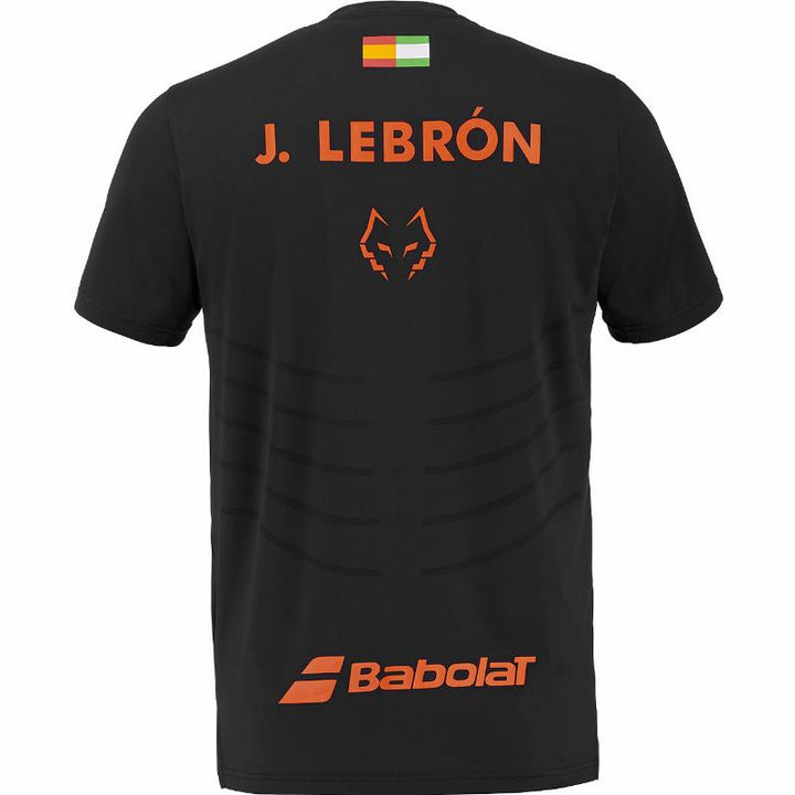 Camiseta Babolat Juan Lebron Crew Neck Replica Negro