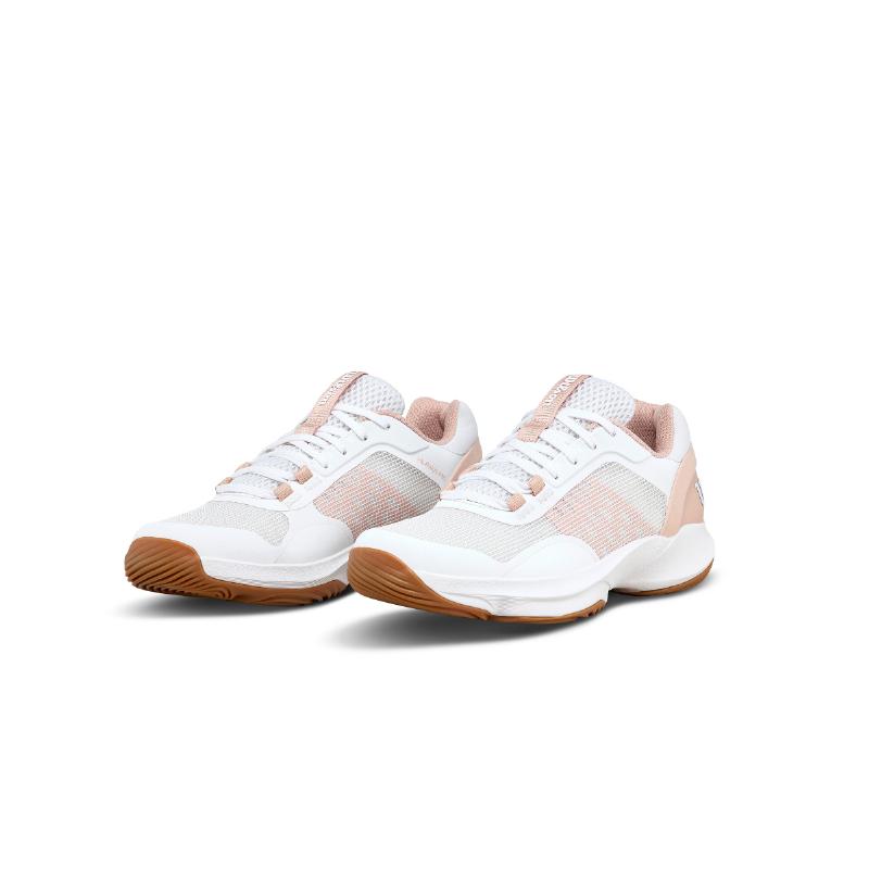 Zapatillas de Padel Wilson Hurakn Pro V2 Blanco Rosa Mujer