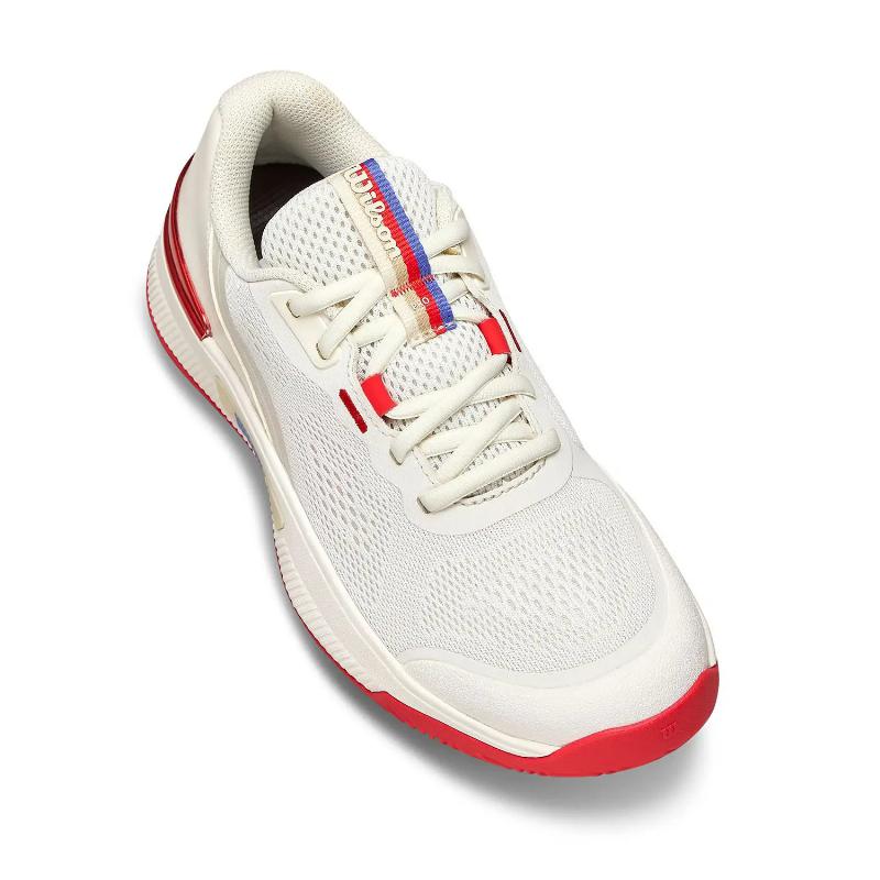 Zapatillas de Padel Wilson Intrigue Pro Tofu Rojo Mujer