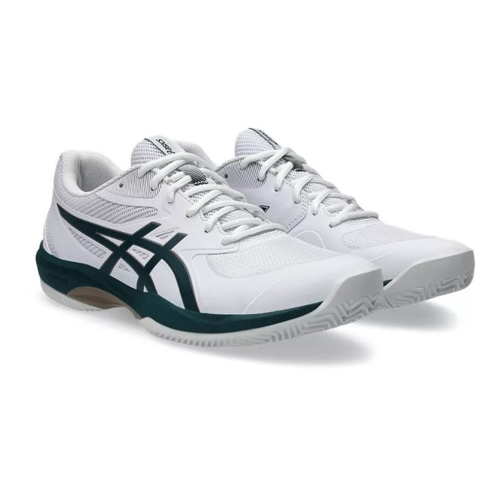 Zapatillas de Pádel de Pádel Asics Game FF Clay Blanco Verde Saxon