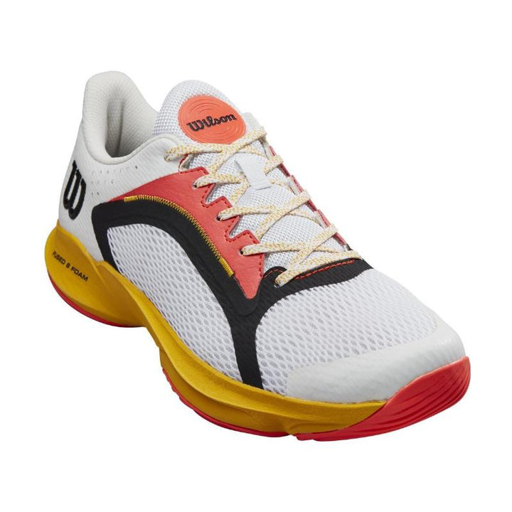 Zapatillas de Pádel de Pádel Wilson Hurakn 2.0 Blanco Oro Coral