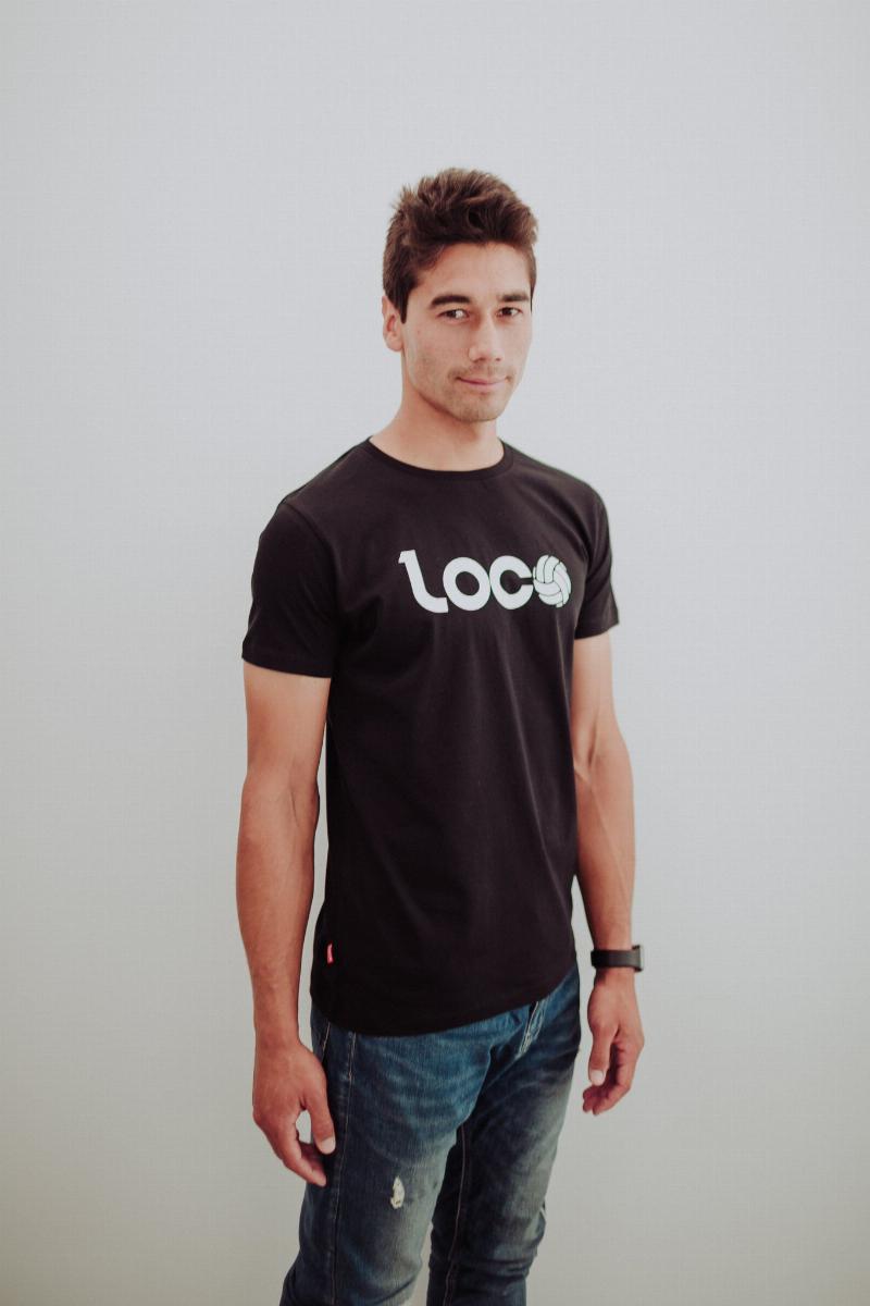 Camiseta Loco Esencia Negro Blanco