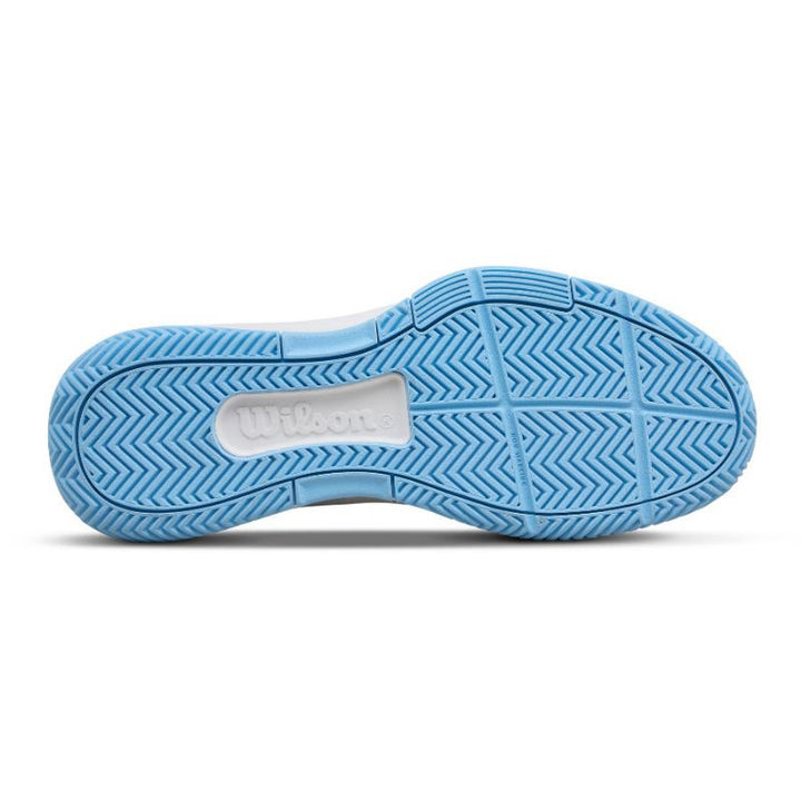Zapatillas de Pádel de Pádel Wilson Courtglide Blanco Celeste Mujer