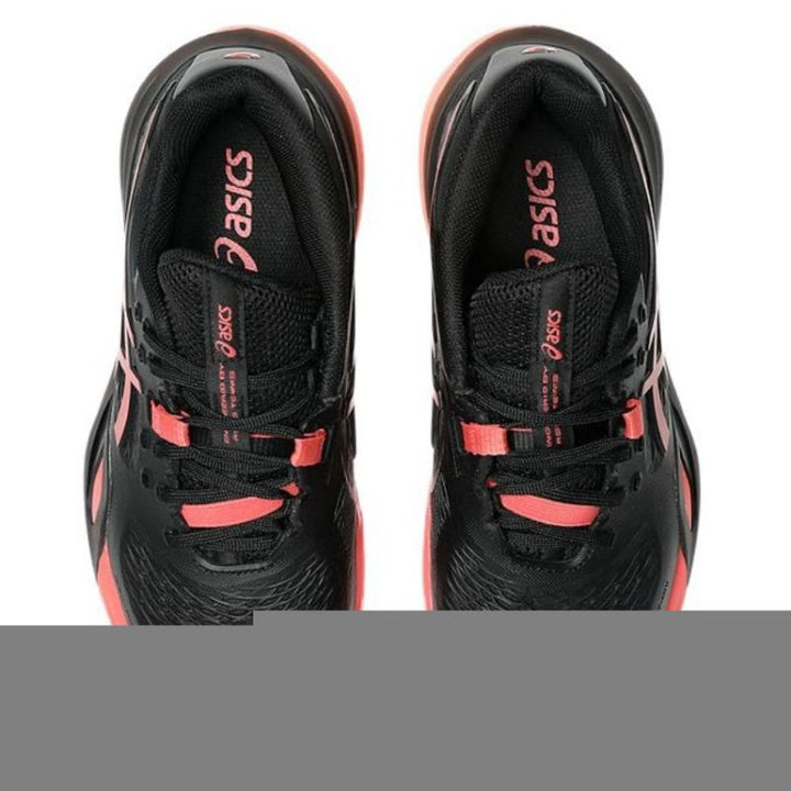 Zapatillas de Padel Asics Gel Resolution X Clay Negro Rojo Mujer