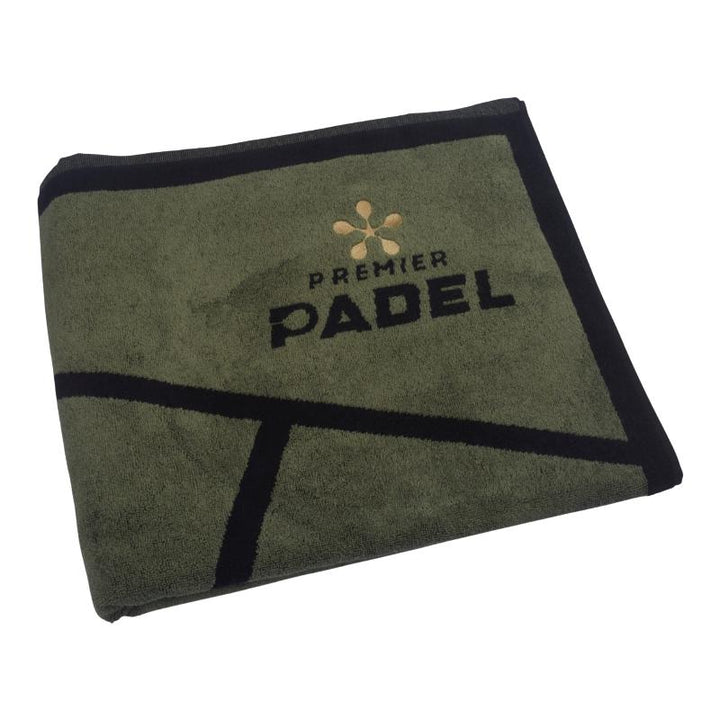 Toalla Bullpadel Premier Padel 150x90 Kaki Negro