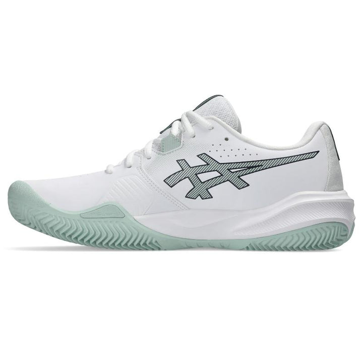 Zapatillas de Padel Asics Gel Challenger 15 Clay Blanco Verde Liquen