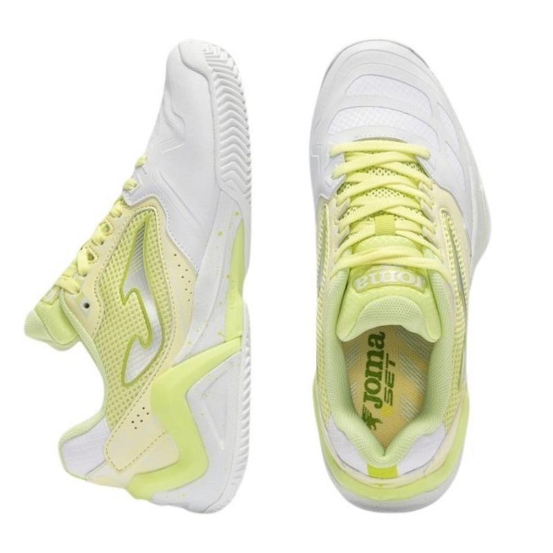 Zapatillas de Pádel de Pádel Joma Set 2611 Blanco Amarillo Mujer