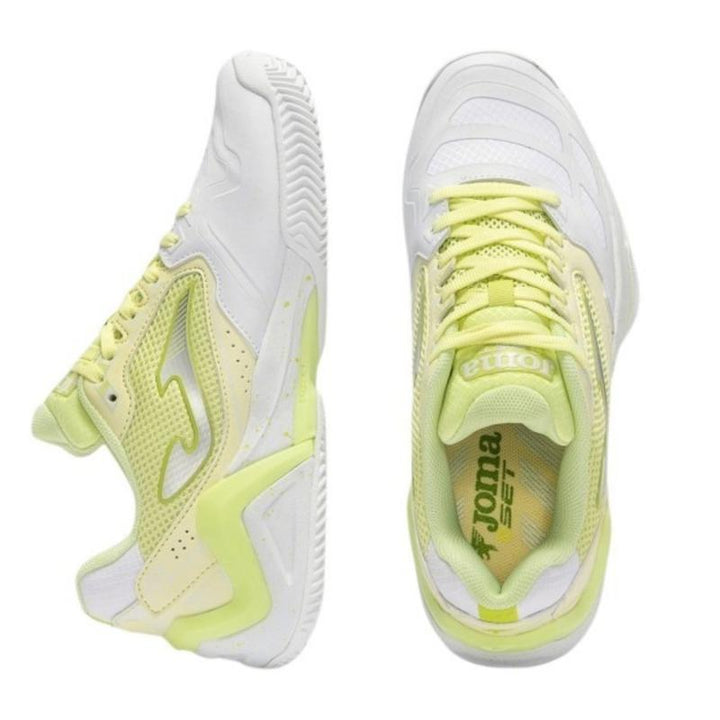 Zapatillas de Pádel de Pádel Joma Set 2611 Blanco Amarillo Mujer