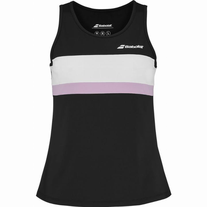 Camiseta Babolat Padel Negro Mujer