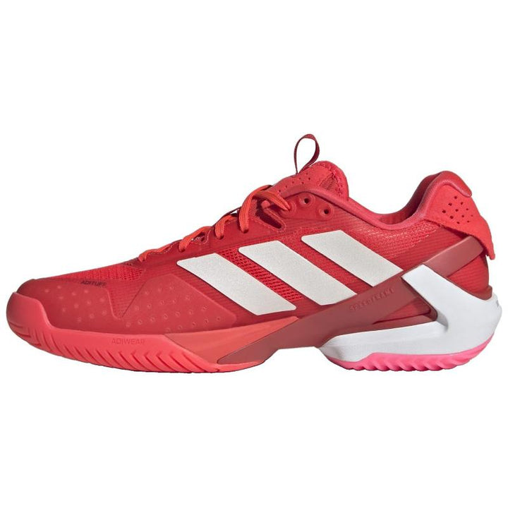 Zapatillas de Pádel de Pádel Adidas Adizero Ubersonic 5 Rojo Blanco Rosa Mujer
