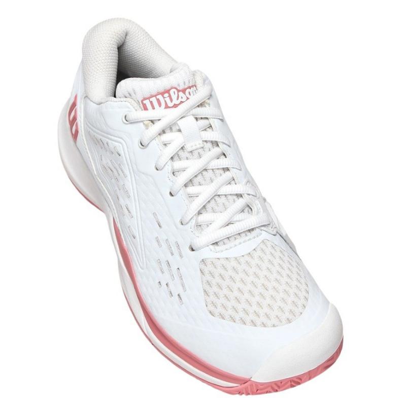 Zapatillas de Pádel de Pádel Wilson Rush Pro Ace Blanco Rosa Junior