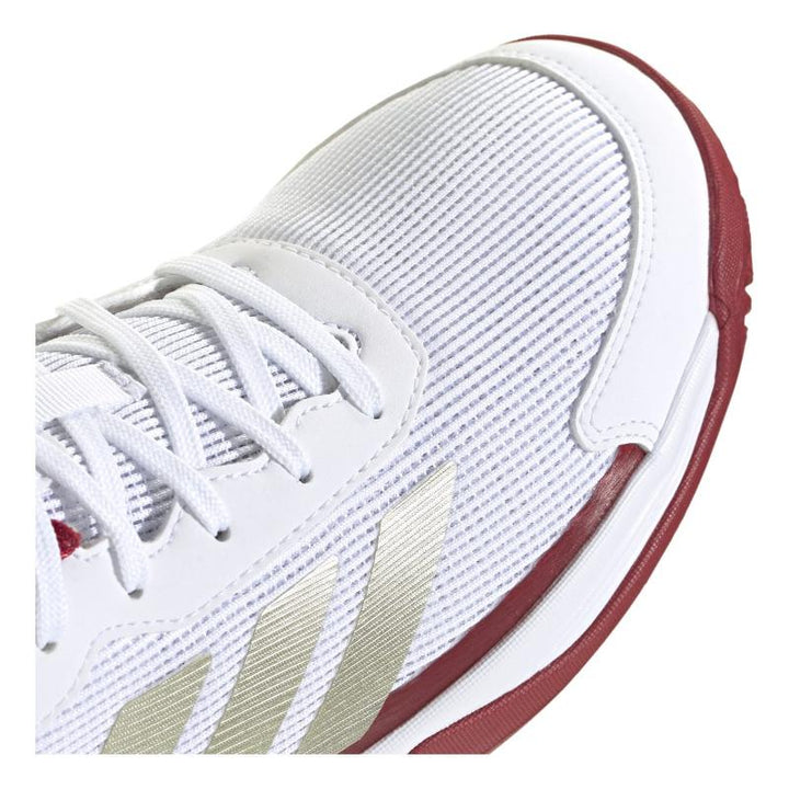 Zapatillas de Padel Adidas Crazyquick Padel Blanco Rojo Junior