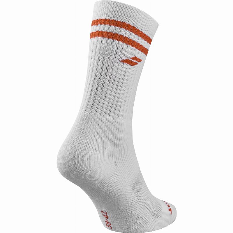 Calcetines Babolat Team Blanco Rojo 1 Par