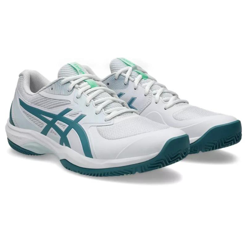 Zapatillas de Padel Asics Game FF Padel Blanco Verde Claro