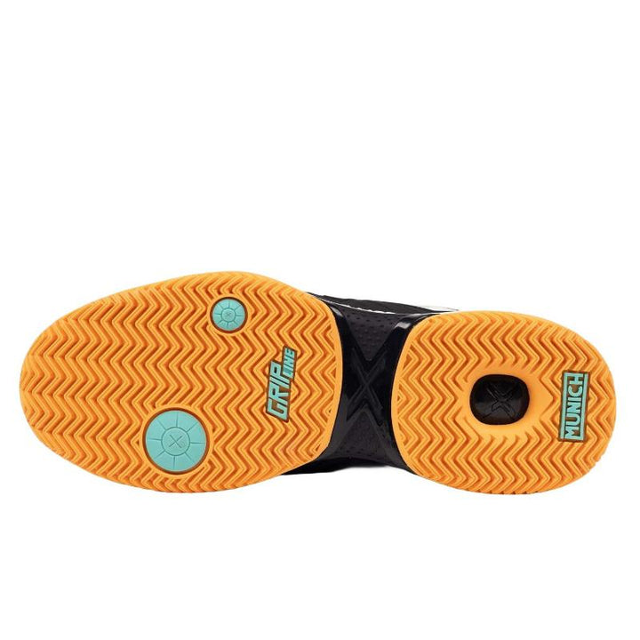 Zapatillas de Padel Munich Padx 61 Negro Turquesa