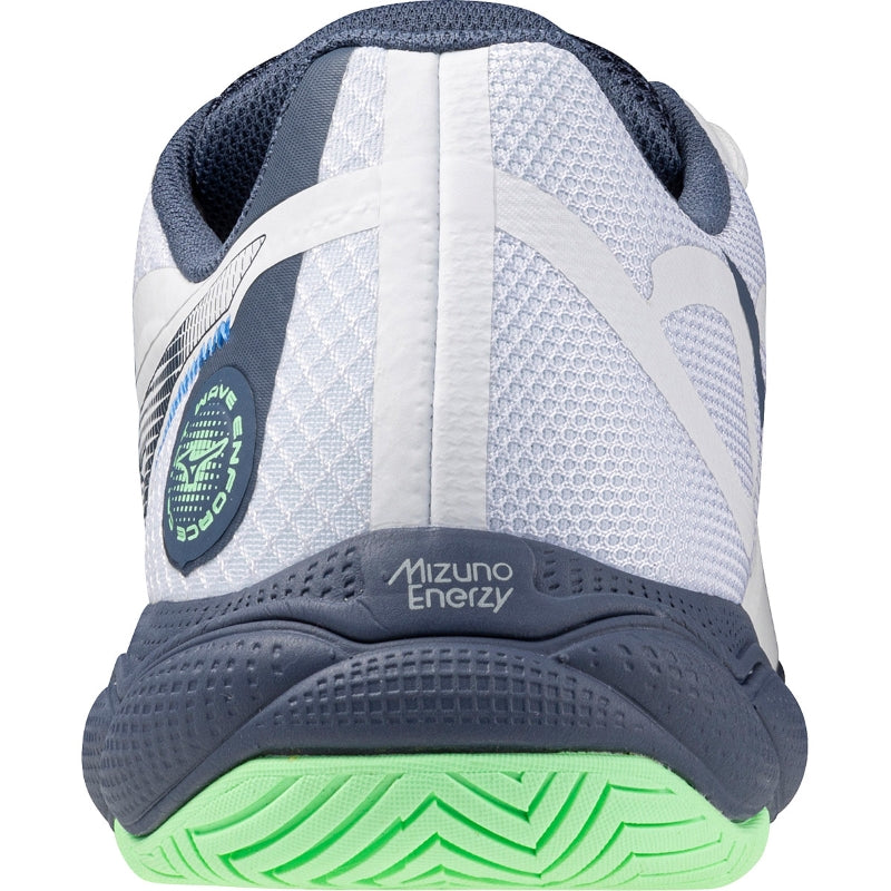 Zapatillas de Pádel de Pádel Mizuno Wave Enforce Court Clay Blanco Verde Azul