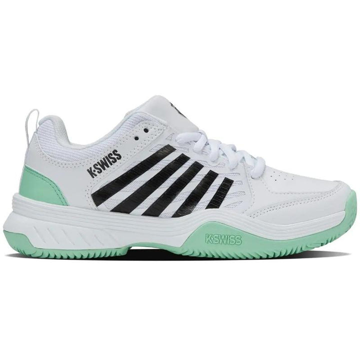 Zapatillas de Padel Kswiss Court Express 2 Clay Blanco Menta Negro Mujer