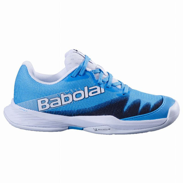 Zapatillas de Padel Babolat Jet Premura 2 Azul Cian Blanco Junior