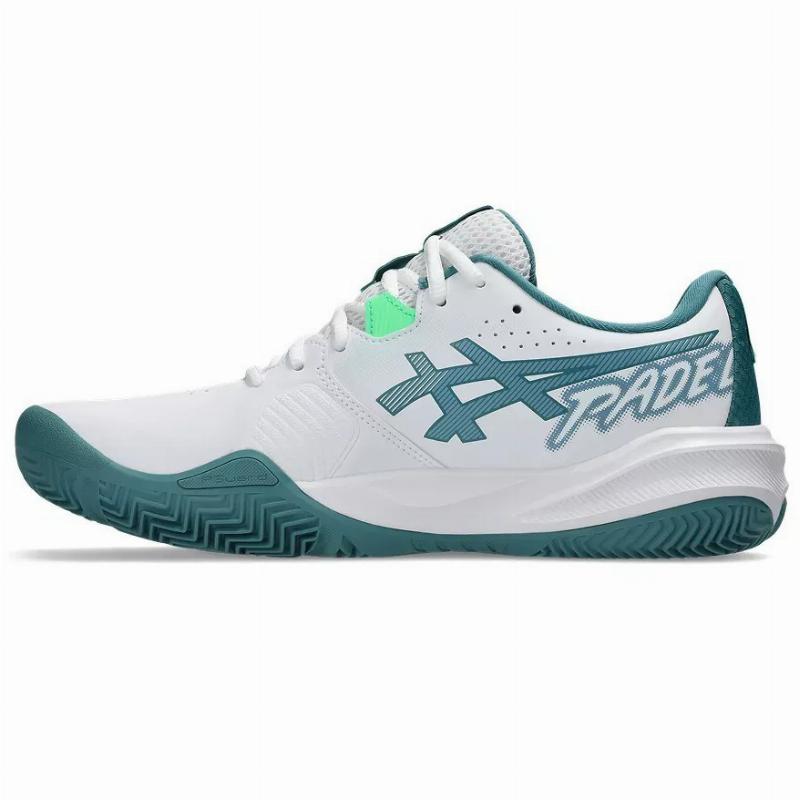 Zapatillas de Padel Asics Gel Challenger 15 Padel Blanco Verde Pino