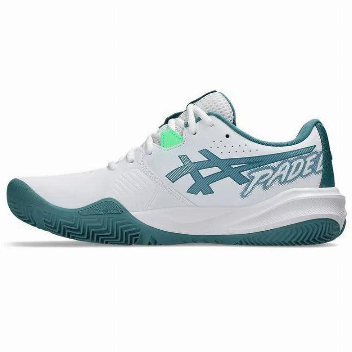 Zapatillas de Padel Asics Gel Challenger 15 Padel Blanco Verde Pino