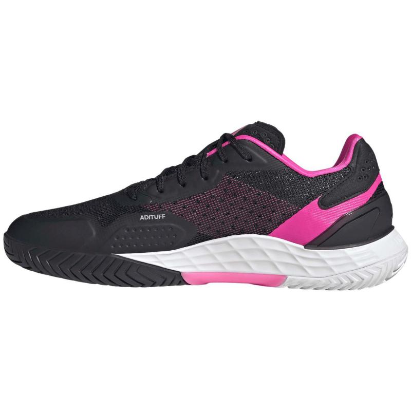 Zapatillas de Pádel de Pádel Adidas Defiant Speed 2 Negro Rosa Plata