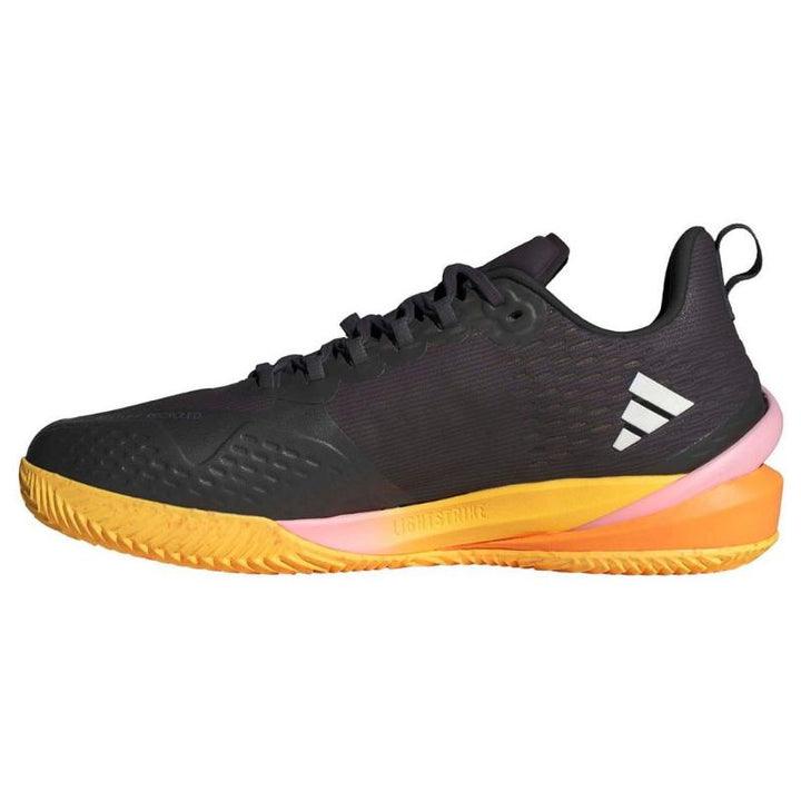 Zapatillas de Pádel de Pádel Adidas Adizero Cybersonic Negro Plata Naranja