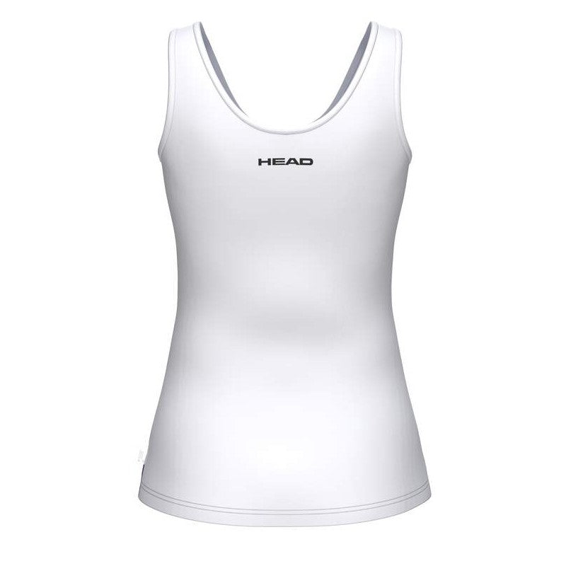 Camiseta Head Blur Purpura Blanco Mujer