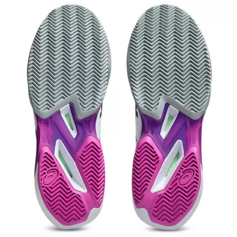 Zapatillas de Padel Asics Solution Speed FF 4 Clay Blanco Rosa