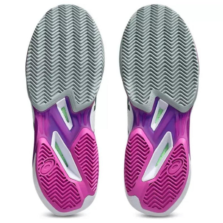 Zapatillas de Padel Asics Solution Speed FF 4 Clay Blanco Rosa