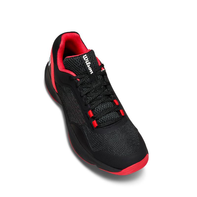 Zapatillas de Padel Wilson Hurakn Pro V2 Negro Rojo Blanco