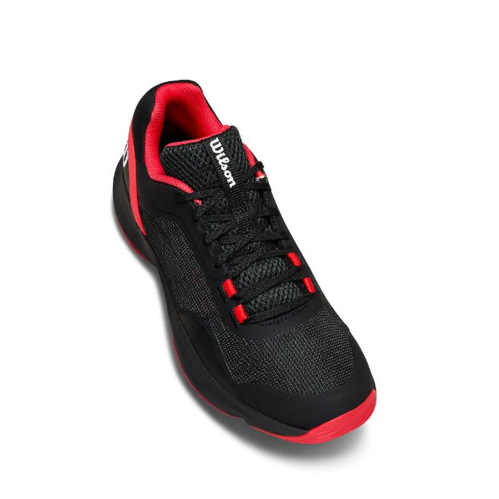 Zapatillas de Padel Wilson Hurakn Pro V2 Negro Rojo Blanco
