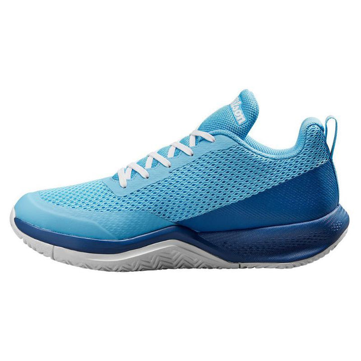 Zapatillas de Padel Wilson Rush Pro Lite Azul Royal Cielo Blanco Mujer