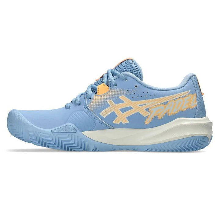 Zapatillas de Padel Asics Gel Challenger 15 Padel Azul Stone Naranja Mujer
