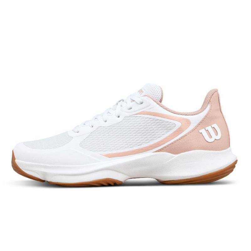 Zapatillas de Padel Wilson Hurakn Lite Blanco Rosa Mujer