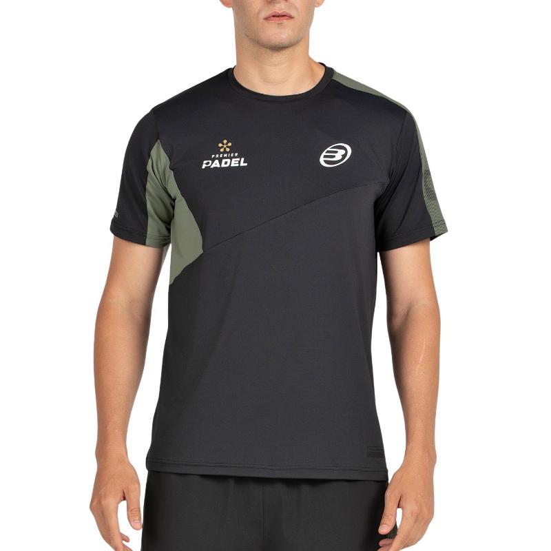 Camiseta Bullpadel Premier Padel Pocate Negro