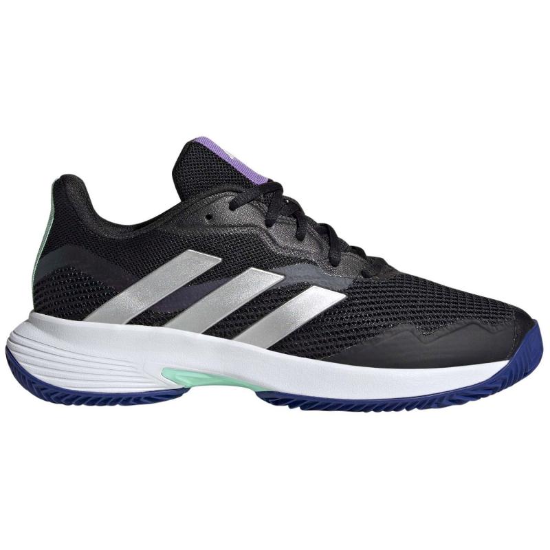 Zapatillas de Pádel de Pádel Adidas CourtJam Control Negro Nucleo Plata Mujer