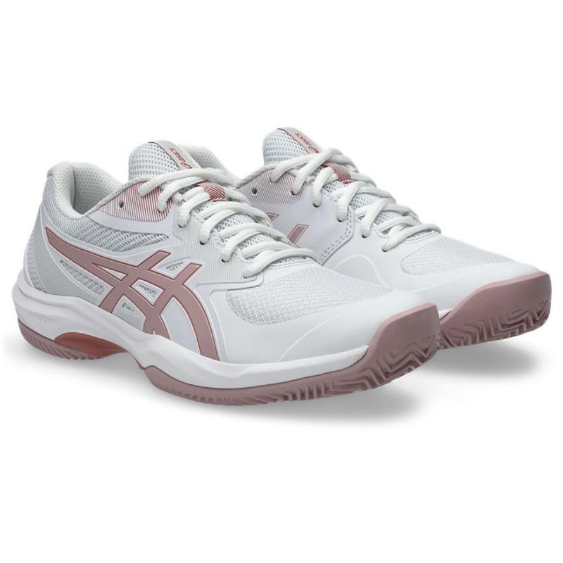Zapatillas de Padel Asics Game FF Clay Blanco Rosa Morganita Mujer