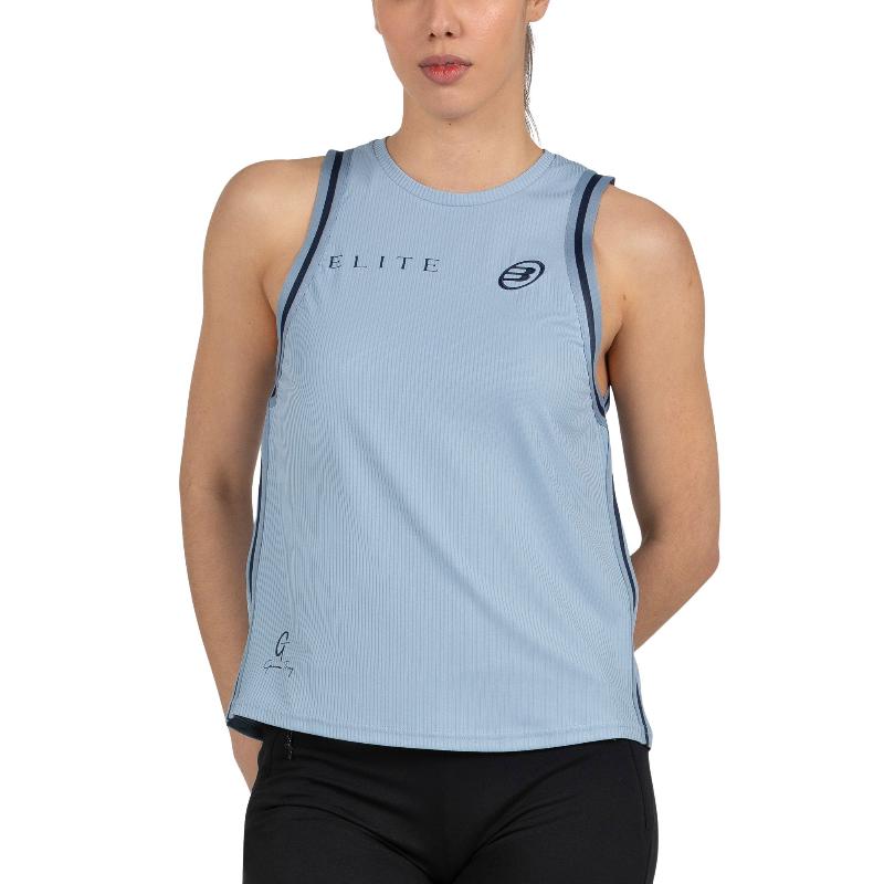 Camiseta Bullpadel Gemma Triay 26V Azul Acero