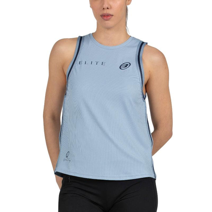 Camiseta Bullpadel Gemma Triay 26V Azul Acero