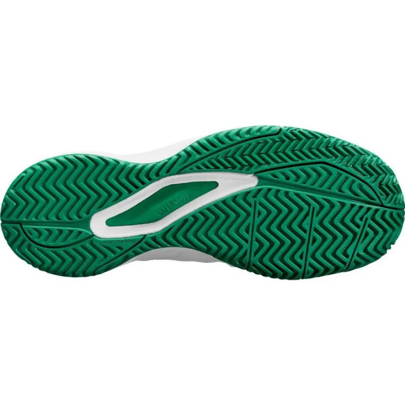 Zapatillas de Padel Wilson Rush Pro Ace Blanco Verde Junior