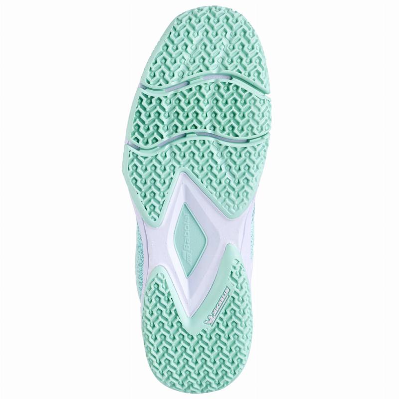 Zapatillas de Padel Babolat Sensa Verde Pastel Mujer