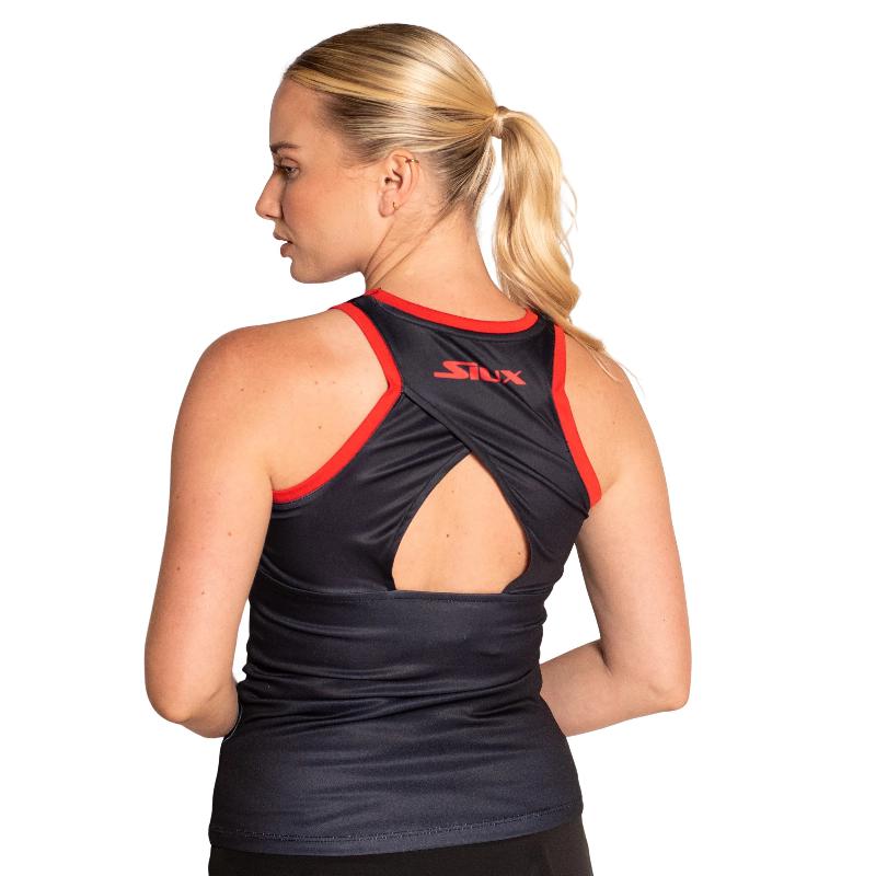 Camiseta Siux Splash Negro Mujer