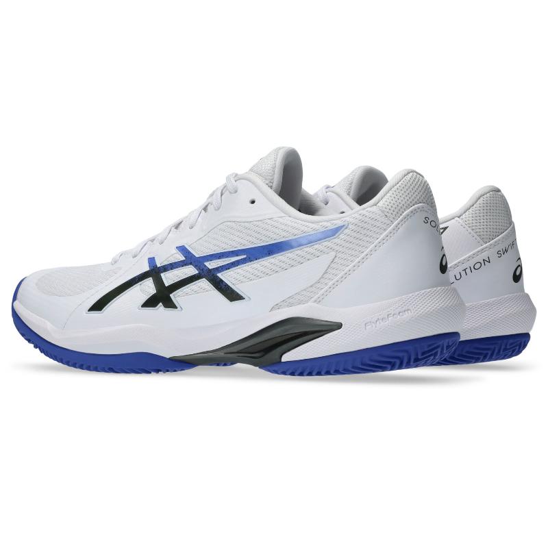 Zapatillas de Padel Asics Solution Swift FF 2 Clay Blanco Azul Cobalto