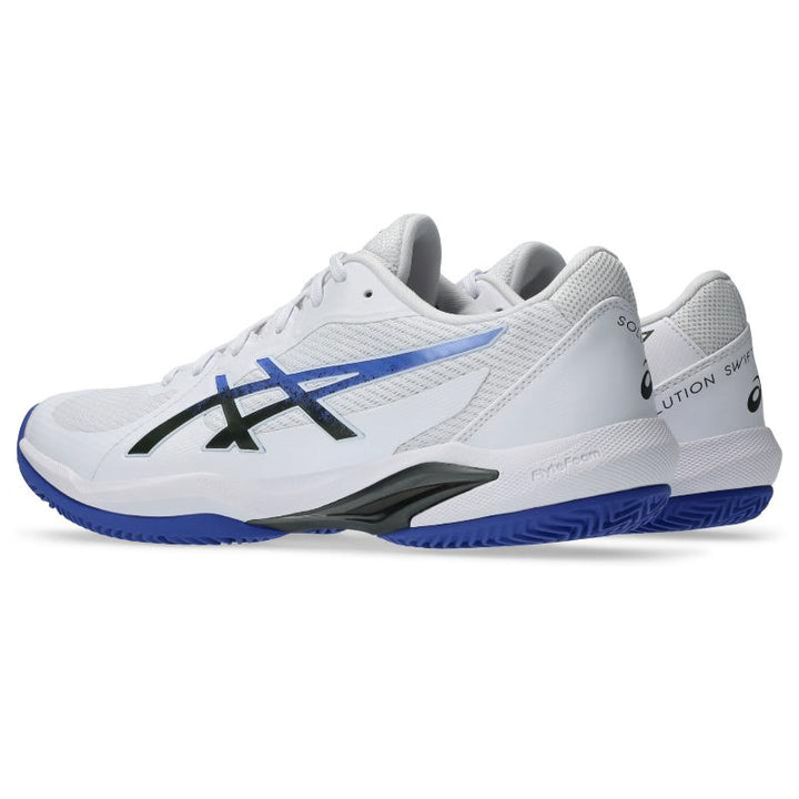 Zapatillas de Padel Asics Solution Swift FF 2 Clay Blanco Azul Cobalto