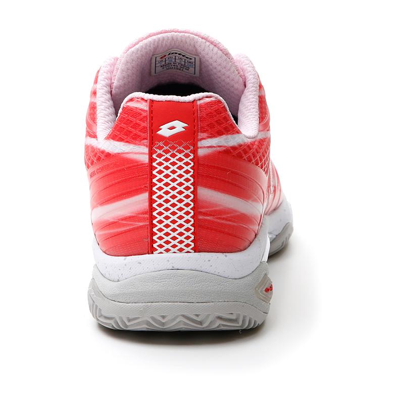 Zapatillas de Pádel de Pádel Lotto Mirage 300 Rojo Amapola Blanco Mujer
