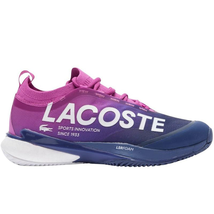 Zapatillas de Padel Lacoste AG-LT25 Lite Clay Rosa Azul Oscuro Mujer