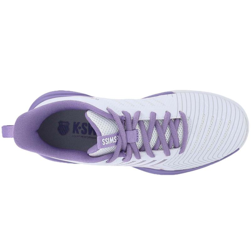 Zapatillas de Pádel de Pádel Kswiss Ultrashot Light Clay Blanco Lavanda Mujer